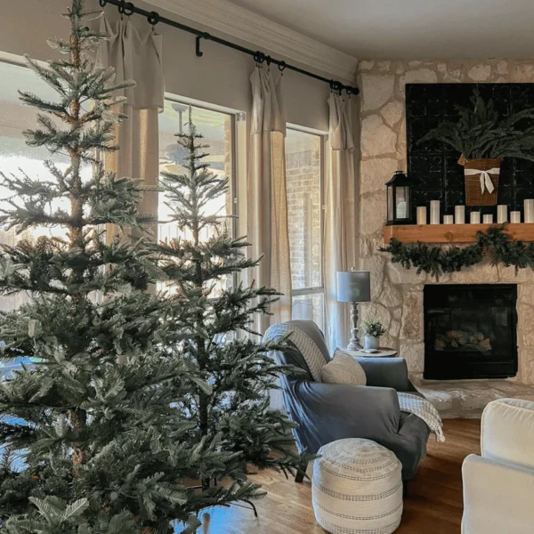 69 6' King Noble Fir Artificial Christmas Tree Unlit