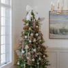 Alpine Fir Slim decorated and light up with led lights