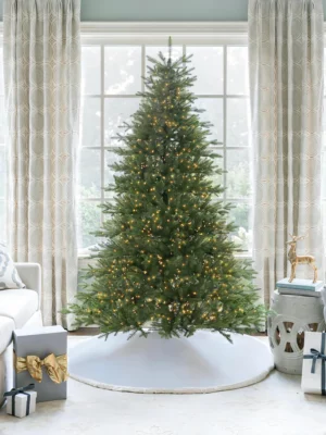 Alpine Fir full artificial Christmas tree with Lux LED Lights