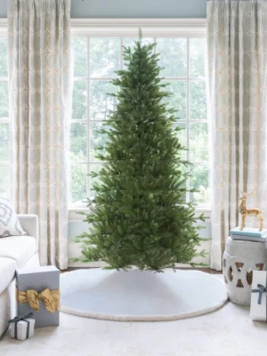Alpine Fir slim artificial Christmas as seen in home