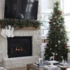 Alpine Fir slim decorated and as seen in home