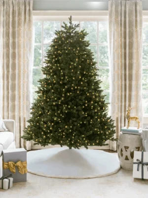 Aspen Fir artificial Christmas Tree light up with led lights