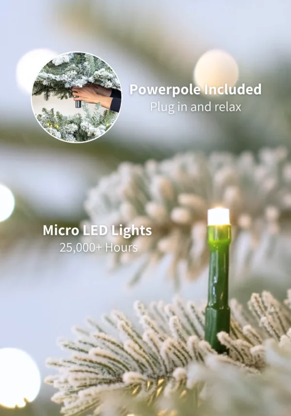 flocked micro led lights