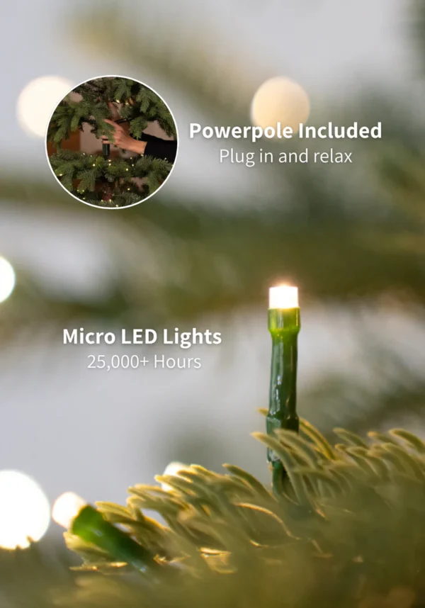Micro led Lights used on artificial Christmas tree