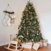 Hancock-spruce-artificial-christmas-tree decorated Hancock Spruce artificial Christmas Tree