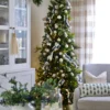 decorated King Douglas Fir Slim artificial Christmas tree