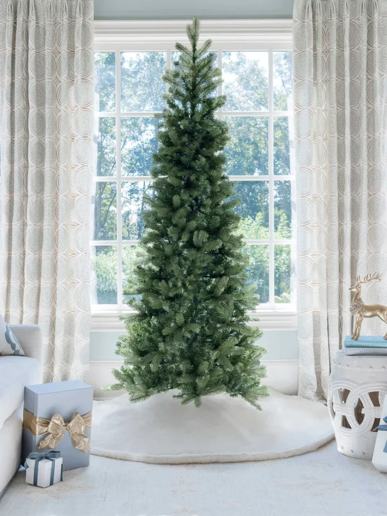 King Douglas Fir Slim artificial Christmas tree