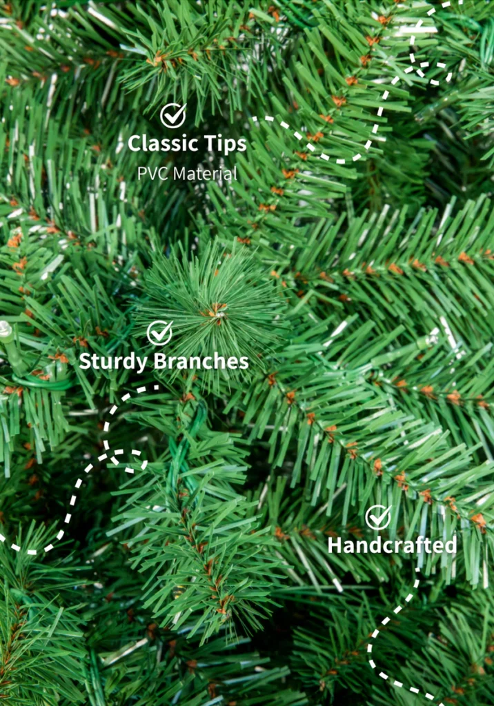 Realistic Tips Blend of PVC and PE Material