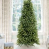 Royal-Fir-Slim-v2 decorated Royal fir Slim artificial Christmas tree with led lights