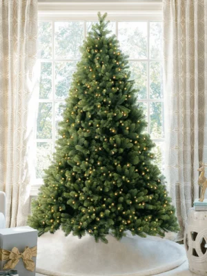 Royal fir artificial Christmas tree with led lights