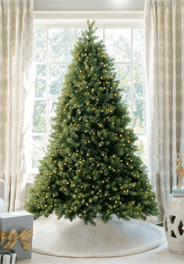 Royal fir artificial Christmas tree with led lights