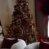 Rushmore_decorated Stlyed and decorated Rushmore fir artificial Christmas tree
