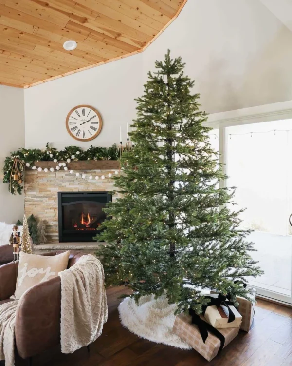 Rushmore_fir4 Rushmore fir artificial Christmas tree in a beautiful home