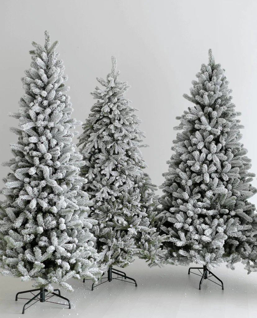 Size Variations of Flocked Artificial Christmas tree