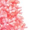 Pink Duchess Flock artificial Christmas led lit