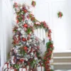 Decorated Prince Flock Artificial Christmas tree