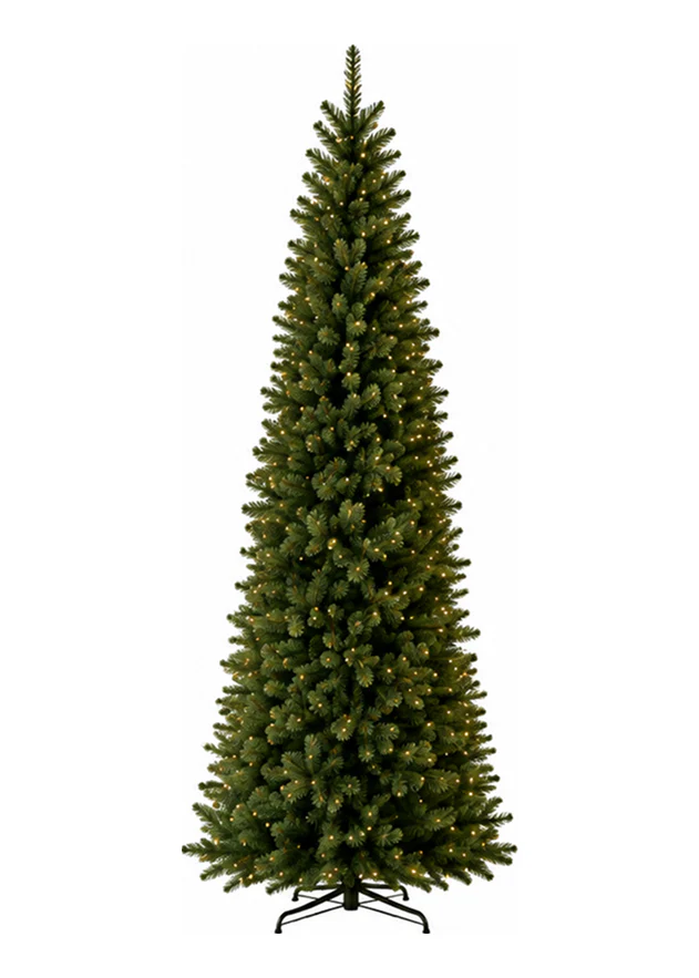 Slim Artificial Christmas tree available At Christmas Jungle