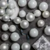 24PackWhiteEssential a view of White Essential Glass Ornaments (24 Pack) available at Christmas Jungle