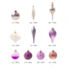 #0 Piece Purple Glace ornaments Height Variations