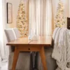 Prince Flock Pencil Shape artificial Christmas tree with Led lights