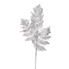 Single artificial Rosegold Leaf Pick stem featuring detailed fern fronds on a white background.