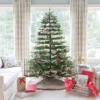 Styled Rustic Reindeer ornament Artificial Christmas tree