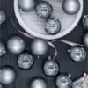 SilverShatterproof silver shatterproof ornaments 48 pack
