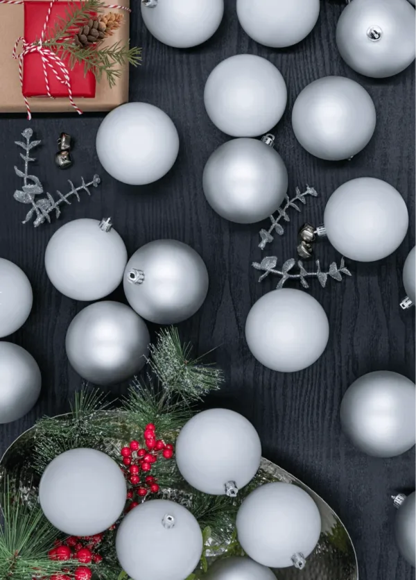WhiteShatterproof White Shatter proof ornaments available at Christmas Jungle