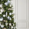 WhiteShatterproof2 White Shatter proof ornaments on Fir lit Artificial Christmas tree