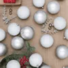 WhiteShatterproofornaments View of White Shatter proof ornaments