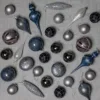 Winter Wonderland 15-Piece Glass Ornament Set (Blue and Gray)