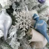 Winter Wonderland 15-Piece Glass Ornament Set as seen on Artificial Christmas tree