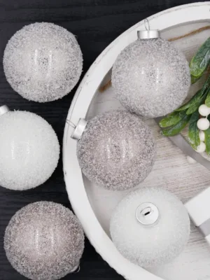 Silver Frosted Available At Christmas Jungle